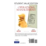 Operations Management, Student Value Edition 9780136120919