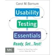 Usability Testing Essentials 9780123750921