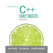 Starting Out with C++ Early Objects 9780133360929