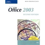 New Perspectives on Microsoft Office 2003 Brief, Second Edition 9781418860929