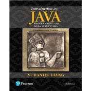 Introduction to Java Programming and Data Structures, Comprehensive Version 9780134670942