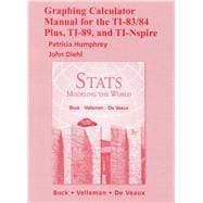 Graphing Calculator Manual for Stats Modeling the World 9780321570949