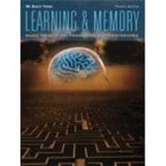 Learning And Memory- (Value Pack w/MySearchLab)