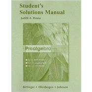 Student Solutions Manual for Prealgebra 9780321730954
