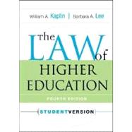 The Law of Higher Education 9780787970956