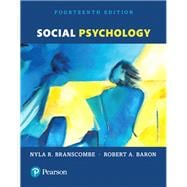Social Psychology 9780134410968