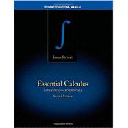 Student Solutions Manual for Stewart's Essential Calculus: Early Transcendentals, 2nd 9781133490975