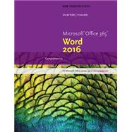 New Perspectives Microsoft Office 365 & Word 2016 Comprehensive 9781305880979