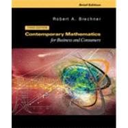 Contemporary Mathematics For Businesses And Consumers, Brief With 2003 Tax Update 9780324301069