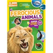 National Geographic Kids Ferocious Animals Super Sticker Activity Book 9781426321092