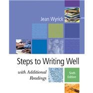 Steps to Writing Well with Additional Readings (with InfoTrac) 9781413001099