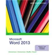 New Perspectives on Microsoft Word 2013, Comprehensive 9781285091112