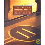 11 Essentials of Effective Writing 9780395961124