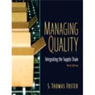 Managing Quality: Integrating The Supply Chain and Student CD PKG 9780131791145