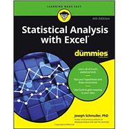 Statistical Analysis With Excel for Dummies 9781119271154
