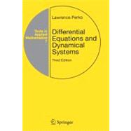Differential Equations and Dynamical Systems 9780387951164