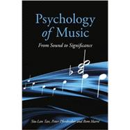 Psychology of Music: From Sound to Significance 9780415651165
