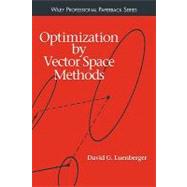 Optimization by Vector Space Methods