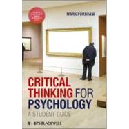 Critical Thinking For Psychology A Student Guide