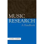 Music Research A Handbook 9780195171198