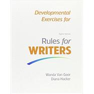 Developmental Exercises for Rules for Writers 9781319011208