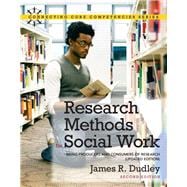 Research Methods for Social Work Being Producers and Consumers of Research (Updated Edition) 9780205011216