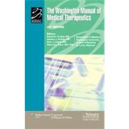The Washington Manual of Medical Therapeutics, 32nd Edition 9780781781251