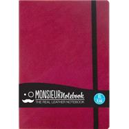 Monsieur Notebook Pink Leather Plain Medium 9781781431252