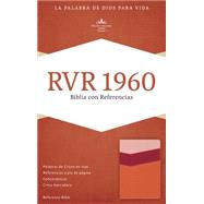 RVR 1960 Biblia con Referencias, mango/fresa/durazno claro símil piel 9781433691256