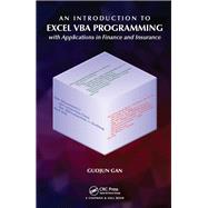 An Introduction to Excel Vba Programming 9780367261283