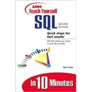 Sams Teach Yourself SQL in 10 Minutes 9780672321283