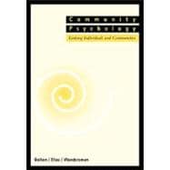 Community Psychology Linking Individuals and Communities 9780534161286