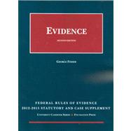 Federal Rules of Evidence Statutory, 2012-2013 9781609301330