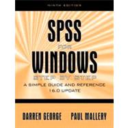 SPSS for Windows Step by Step: A Simple Study Guide and Reference, 17.0 Update 9780205661336