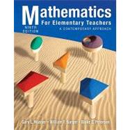 Mathematics for Elementary Teachers: A Contemporary Approach, 9th Edition 9780470531341