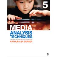 Media Analysis Techniques 9781452261355