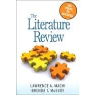The Literature Review; Six Steps to Success 9781412961356