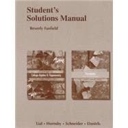 Student Solutions Manual for College Algebra and Trigonometry and Precalculus 9780321791368
