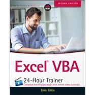 Excel VBA 24-Hour Trainer with Website 9781118991374