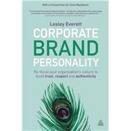 Corporate Brand Personality 9780749471378