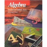 Algebra Structure and Method Book 1 9780395461402