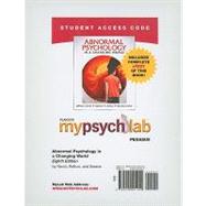 MyPsychLab with Pearson eText -- Standalone Access Card -- for Abnormal Psychology 9780205091409