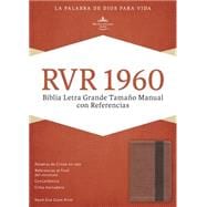 RVR 1960 Biblia Letra Grande Tamaño Manual con Referencias, cobre/marrón profundo símil piel 9781433691409