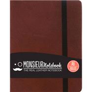 Monsieur Notebook Brown Leather Ruled Small 9781781431412