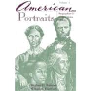 American Portraits : Biographies in United States History