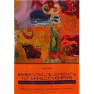 Essential Elements Effectiveness 9780558221430