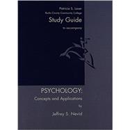 Psychology Concepts + Applications Study Guide 9780618061440