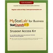 MyStatLab with eText for Business Statistics -- Standalone Access Card 9780321921468