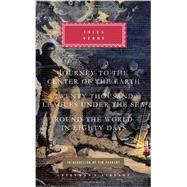 Journey to the Center of the Earth; Twenty Thousand Leagues under the Sea; Around the World in Eighty Days 9780307961488