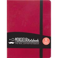 Monsieur Notebook Pink Leather Ruled Small 9781781431504